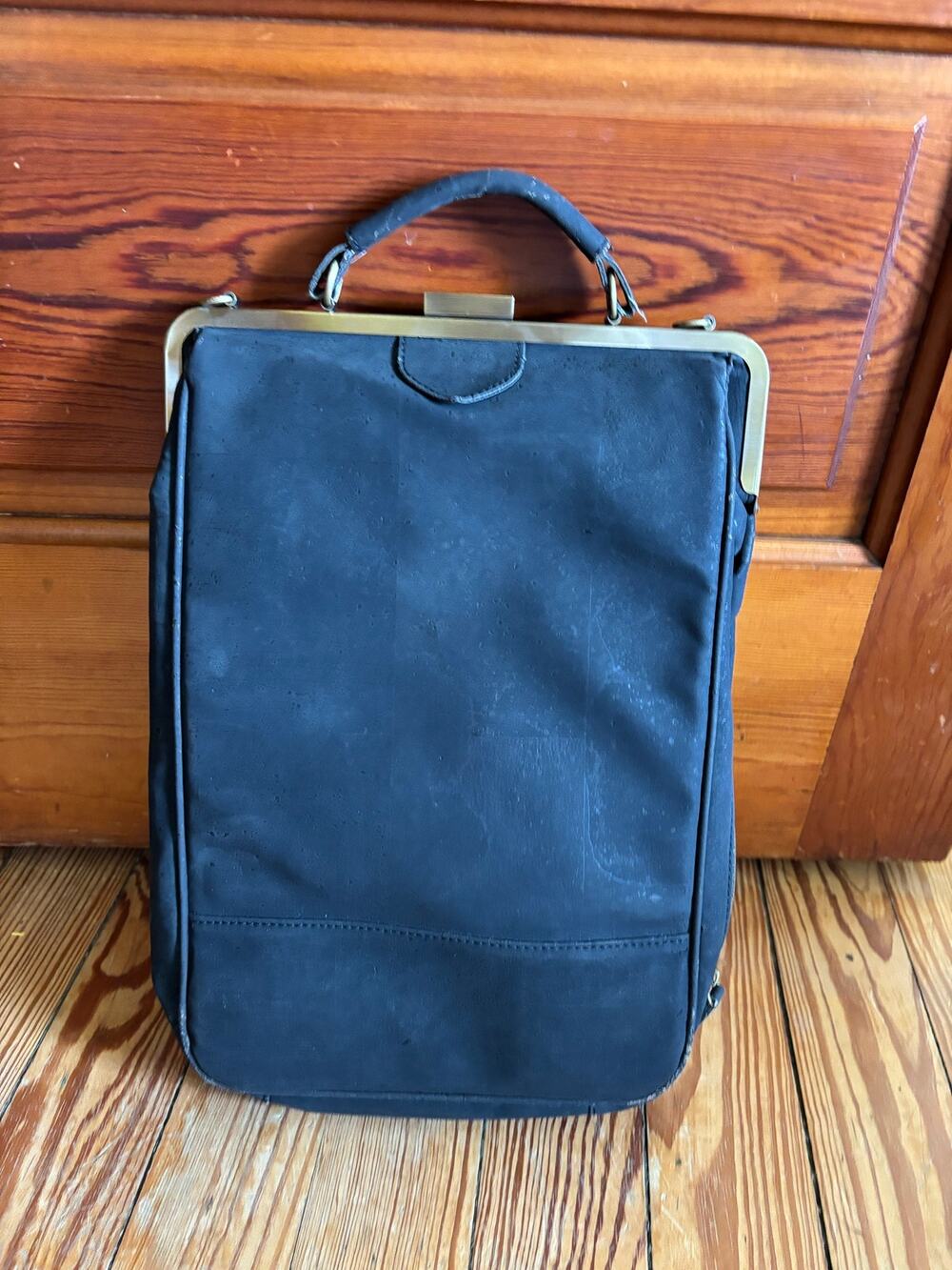 Laflore Paris bobobark black convertible Backpack Purse
